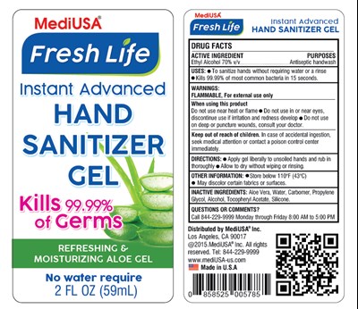 59 mL Mediusa Hand Sanitizer (88hand Sanitizer 2  2oz 59ml 22042020 01)